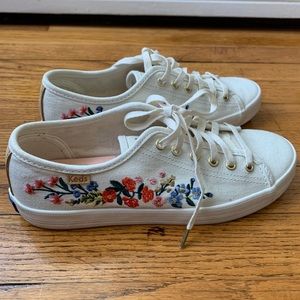 Keds Rifle Paper Co Embroidered Sneakers